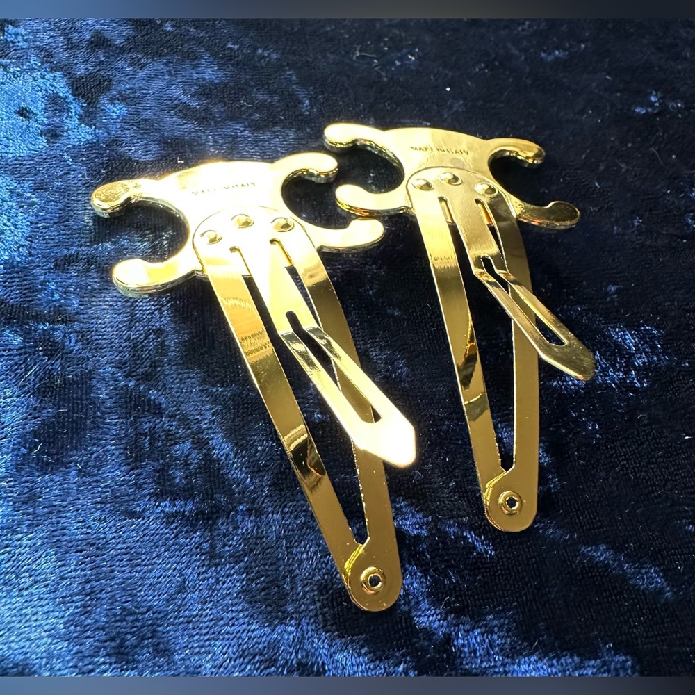 Gold Hair Clips - Picture 3 of 7